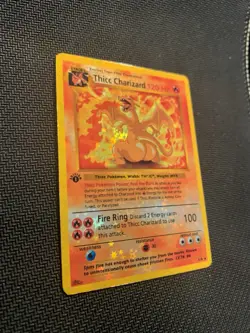Thicc Charizard (Alternative Custom Art ) Holografic Card - Image 2