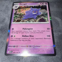 Pokemon Gengar 094/165 SV: Scarlet & Violet 151 NM card Holo - Image 2
