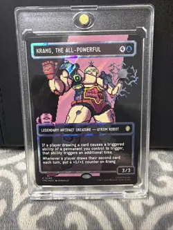 Krang, the All-Powerful (Surge Foil) - Borderless | Pixel - MTG Commander: TMNT - Image 1