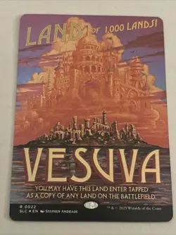 1x Vesuva, 0022, Foil, Secret Lair Encyclopedia, MTG NM - Image 1