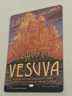 1x Vesuva, 0022, Foil, Secret Lair Encyclopedia, MTG NM - Image 2