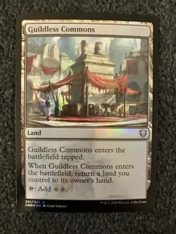Magic The Gathering MTG - Guildless Commons Foil - Commander Legends - Image 1
