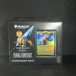 MTG Magic: The Gathering Final Fantasy X Commander Deck Counter Blitz Tidus New - Image 1