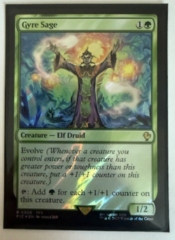 Magic the Gathering: Gyre Sage (Surge Foil) Commander: Final Fantasy Foil NM - Image 1