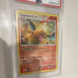 Pokemon Charizard Holo Rare Platinum Arceus #1/99 PSA 8 2009 - Image 2