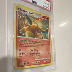 Pokemon Charizard Holo Rare Platinum Arceus #1/99 PSA 8 2009 - Image 4