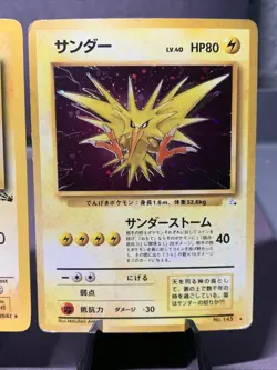 Pokemon TCG Zapdos Collector's Lot Shadowless, Base Set Holo, Fossil 1st Edition - Image 5