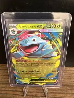 Mega Venusaur EX 003/132 Full Art NM/M Mega Evolution Pokemon Card - Image 1