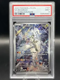 Pokemon TCG - N's Reshiram - 167/159 - Journey Together - PSA 9 - Image 1