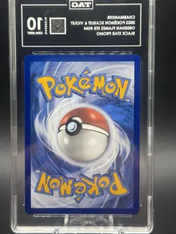 Pokemon TCG Obsidian Flames Black Star Promo Charmander #44 Tag Gem Mint 10 - Image 2