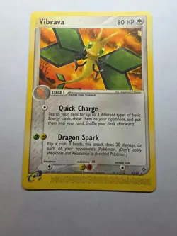 Vibrava 22/97 Pokemon TCG EX Dragon Non Holo Rare LP - Image 1