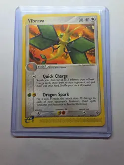 Vibrava 22/97 Pokemon TCG EX Dragon Non Holo Rare LP - Image 3