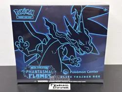 Pokemon Mega Evolution Phantasmal Flames Elite Trainer Box Pokemon Center Box - Image 1