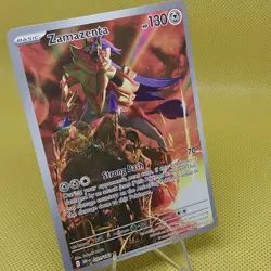 Zamazenta Pokemon Sv10: Destined Rivals 201/182 Illustration Rare Holo HP 130 - Image 2