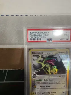 2005 POKEMON TCG: EX DELTA SPECIES #13/113 RAYQUAZA-HOLO PSA 9, MINT - Image 2