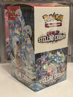 Pokemon TCG Stellar Crown Half Booster Box (18 Packs) - New & Sealed - Image 1