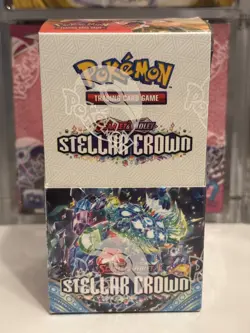 Pokemon TCG Stellar Crown Half Booster Box (18 Packs) - New & Sealed - Image 2