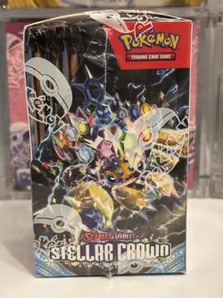Pokemon TCG Stellar Crown Half Booster Box (18 Packs) - New & Sealed - Image 5