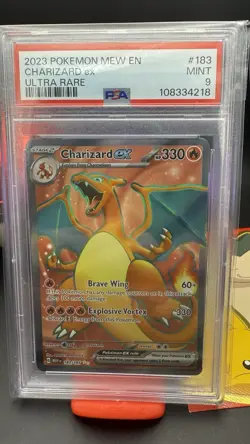 2023 Pokemon Charizard ex 183/165 Sv: Scarlet & Violet 151 Holo PSA 9 MINT - Image 1