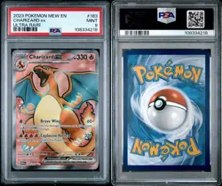 2023 Pokemon Charizard ex 183/165 Sv: Scarlet & Violet 151 Holo PSA 9 MINT - Image 4