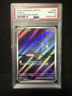 Pokemon Cleffa Obsidian Flames Illustration Rare 202/197 PSA 10 Gem Mint - Image 1