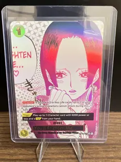 One Piece Op-14 Boa Handcock You’ll Frighten Me Alt Art Mint Condition OP14 - Image 1