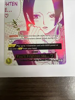 One Piece Op-14 Boa Handcock You’ll Frighten Me Alt Art Mint Condition OP14 - Image 5