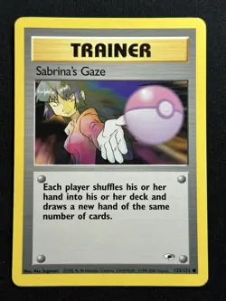 Sabrina's Gaze Gym Heroes 125/132 Pokemon card NM - Image 1