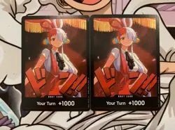 2x Uta DON!! Card Foil One Piece EB03 Extra Booster Heroines Edition English - Image 1