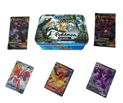 Poke-Moon Playing Sun & Moon-Cosmic Eclipse with 2 Booster Packs 61 Cards - Image 3