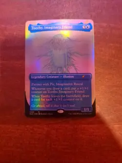 MYG: Toothy, Imaginary Friend BORDERLESS FOIL, NM Secret Lair Drop Chase Card!! - Image 2