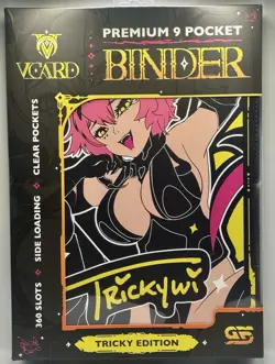 Gamersupps VCard Trickywi 9 Pocket Binder Holds 360 Cards - Image 1