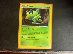 CELEBI XY187 BLACK STAR PROMO HOLO POKEMON CARD NEAR MINT - Image 1