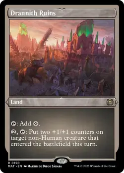 foil etched DRANNITH RUINS 150 March of the Machine Aftermath MTG - Image 1
