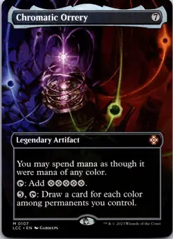 Chromatic Orrery (Borderless) 107 Commander: The Lost Caverns of Ixalan NM MTG - Image 1