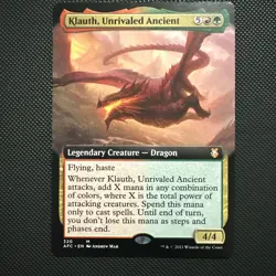 Klauth, Unrivaled Ancient (Extended Art) Commander: Adventures in the Forgotten - Image 1