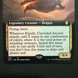 Klauth, Unrivaled Ancient (Extended Art) Commander: Adventures in the Forgotten - Image 2