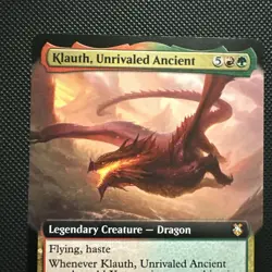 Klauth, Unrivaled Ancient (Extended Art) Commander: Adventures in the Forgotten - Image 3