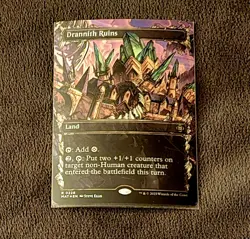 Magic The Gathering Drannith Ruins 0228 Halo Foil Rare Borderless - Image 2