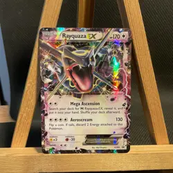 Pokemon TCG Shiny Rayquaza EX XY69 Promo Holo Card NM - Image 1