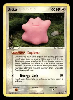 Ditto 35/113 Uncommon Delta Species Pokemon MP - Image 1