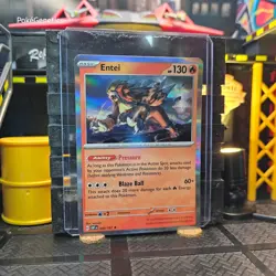 Entei Obsidian Flames Holo Pokemon TCG 030/197 Scarlet & Violet SV03 Rare - Image 3