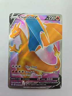 Pokemon TCG 2020 Champions Path Charizard V SWSH050 NM - Image 1