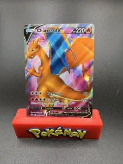 Pokemon TCG Charizard V SWSH Black Star Promo SWSH050 Holo Promo NM - Image 1
