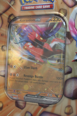 POKEMON SLASHING LEGENDS TIN KORAIDON EX SEALED - Image 2