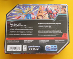 POKEMON SLASHING LEGENDS TIN KORAIDON EX SEALED - Image 3