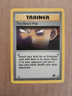 Pokemon The Boss's Way 73/82 Team Rocket NM-Mt See Pictures - Image 1
