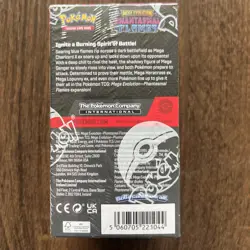 Pokemon TCG Phantasmal Flames Half Booster Box Factory Sealed New - Image 3