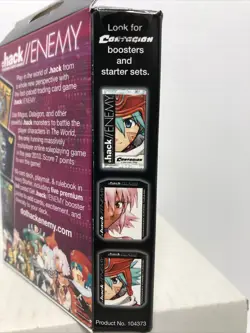 dot .hack ENEMY 60-card Distortion Terajima Ryoko Starter Set Trading Card Game - Image 4
