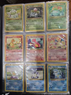 Pokemon Binder Collection Of Vintage WOTC Era Cards, rares - Image 1